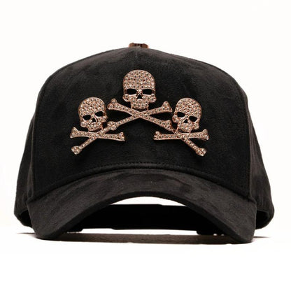 Barbas Hats Cap – Skull 24k Rose Gold Full Set Original Black Unique Skull