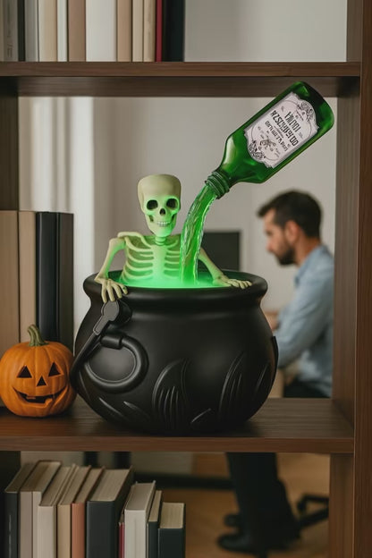 🔥Halloween Sale 60% OFF🔥 Cauldron Halloween Decor (With Magic Floating Potion Bottles & Diffuser)