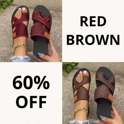 🔥Last Day Promotion 70% OFF🔥 Women's Comfortable Breathable Mesh Flip Flops
