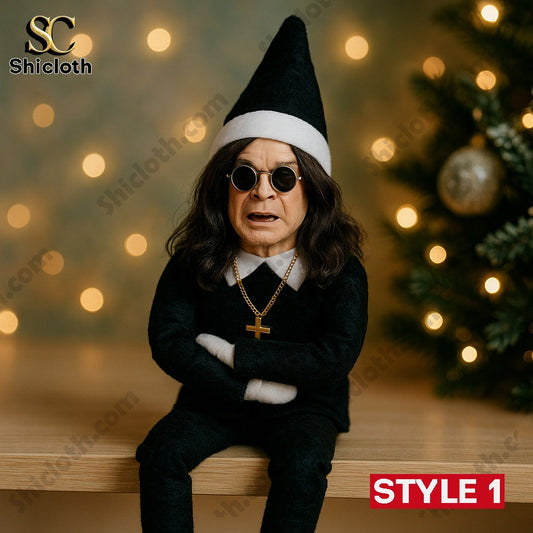 HOT Trending 2025 Ozzy Osbourne Christmas Elf Doll